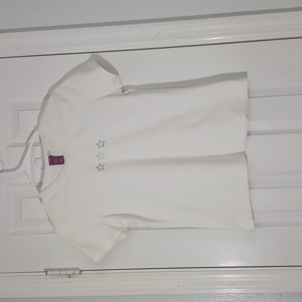Fun To The 4th Top Shirt With Star Jewels